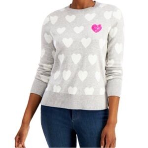 Charter Club Sequin Heart Women’s Sweater
